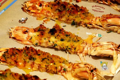 131 – Cicale di mare (o canocchie) gratinate… sia di’inverno che d’estate!