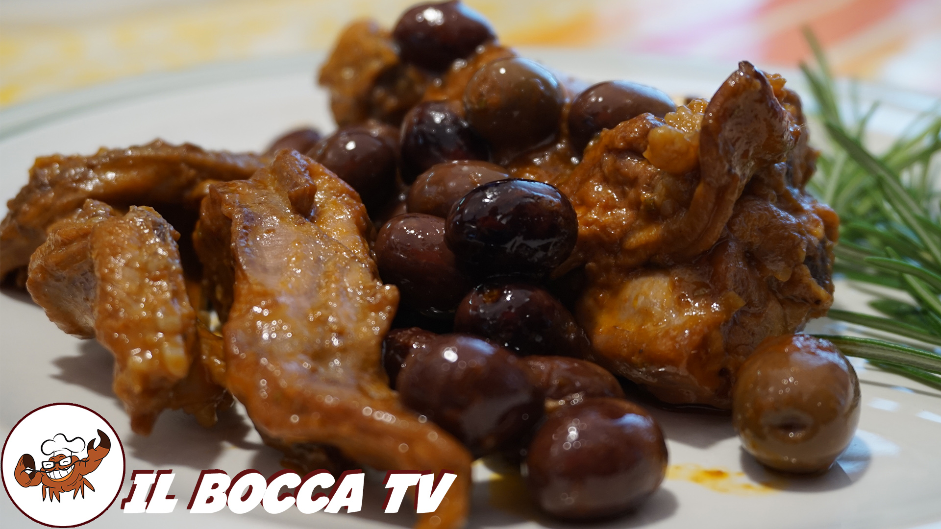 Coniglio in umido con olive, il Bocca TV