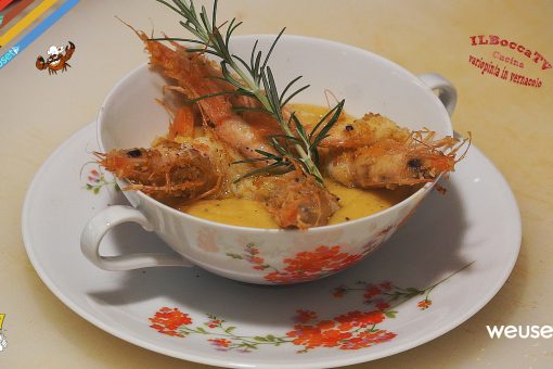 158 – Crema di ceci e gamberi gratinati… lascerai tutti estasiati!
