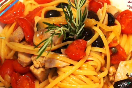 152 – Linguine pomodoro e tonno fresco… un primino pittoresco