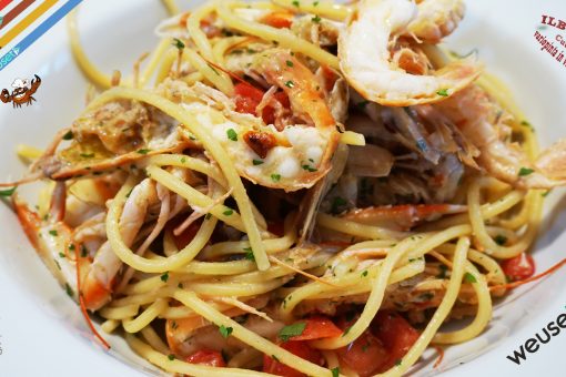 395 – Spaghetti ai crostacei freschi… anche se non te li peschi