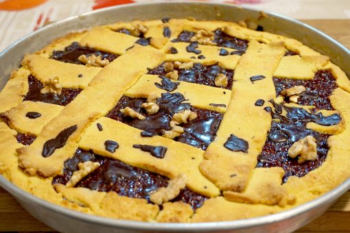 615 – Crostata con marmellata di fichi neri… sempre un pò nei miei pensieri