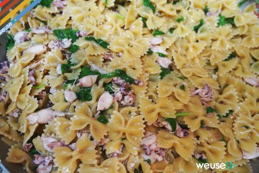 234 – Farfalline rucola e calamaretti… non ne bastano un paio d’etti