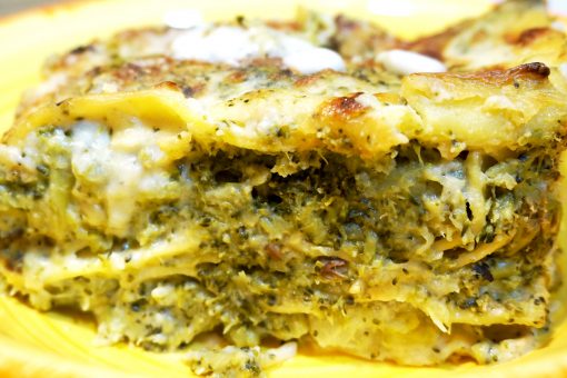 583 – Lasagne broccoli e funghi… e la tavola allunghi!