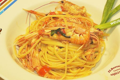 226 – Linguine agli scampi… li consiglia anche Ciampi!