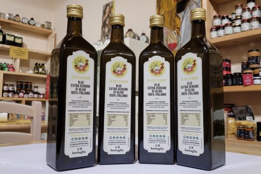 Bottiglie DI VELLE BELLE! Olio DI VELLO BONO. 