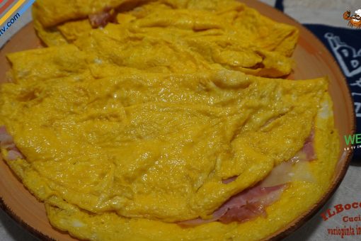 326 – Omelette classica prosciutto e formaggio… non pò esse’ che un miraggio!