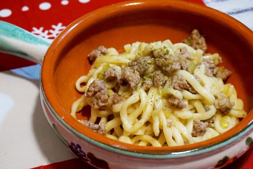 431 – Pici porri e salsiccia… la serata si fa alticcia!