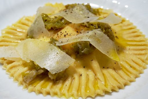 654 – Ravioloni del Bocca con ricotta e porri… ed il piatto rincorri