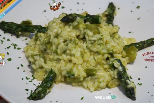 394 – Risotto asparagi e zafferano… per chi vuole anche vegano!