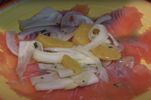 649 – Salmone marinato con finocchi e arance… per la gioia della pance!