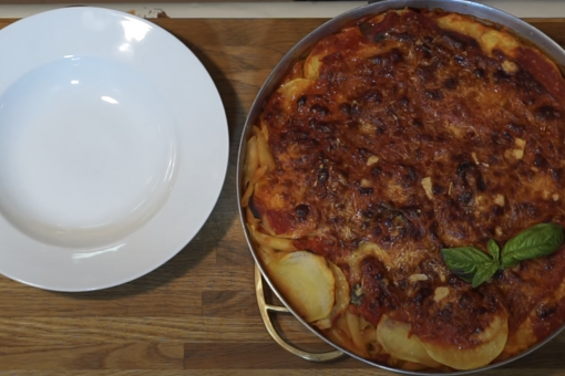 592 – Pasta e patate ‘ara tijeddra…buona calda e anche fredda!