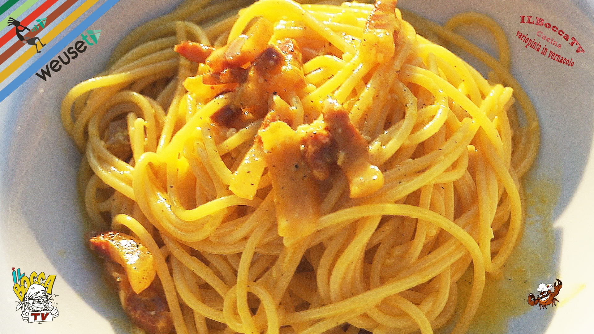 Spaghetti alla carbonara, il Bocca TV